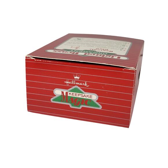 Vintage Hallmark Keepsake Magic Lighted Brass Angel Ornament Heavenly Glow 1988 - Picture 5 of 8